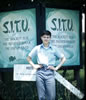 Zippy In Front of SITU Sign